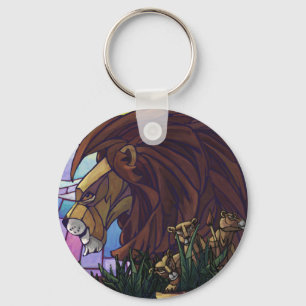 Porte-clés Lion et petits
