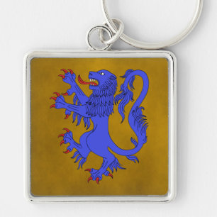 Porte-clés Lion Rampant Azure