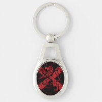Porte-clés Lion Rampant écossais | Salti rouge et