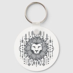 Porte-clés Lion tribal