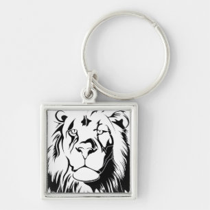 Porte-clés Lion Tribal 002