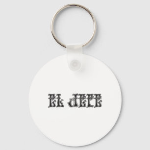 Porte-clés Liquide de Liquido de logo d'EL Jefe