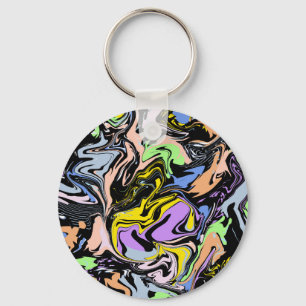 Porte-clés Liquify Abstraction