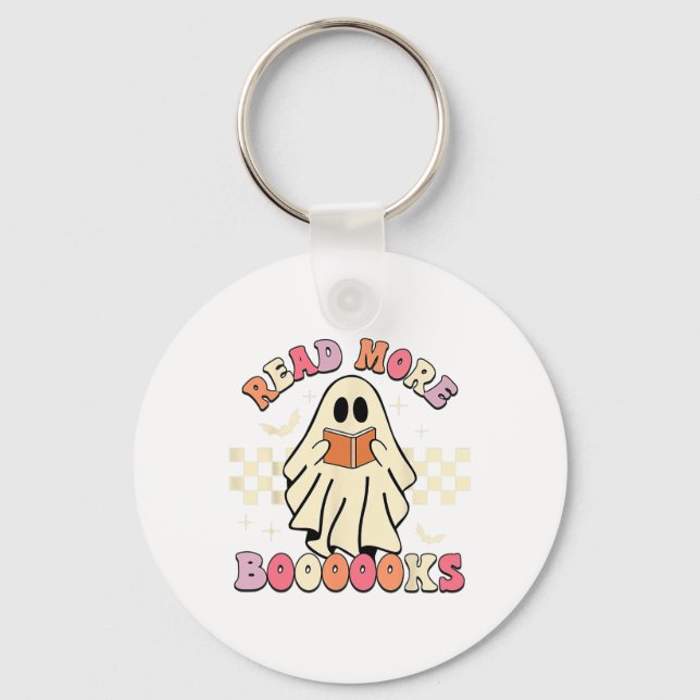 Porte-clés Lire Plus Boooooooks Jote Ghost Lire Plus Booooooo (Recto)