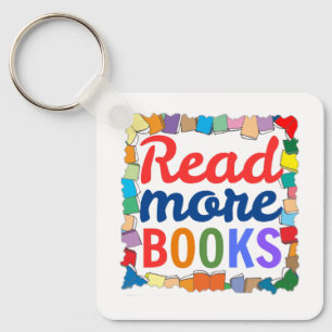 Porte-clés Lire plus de livres
