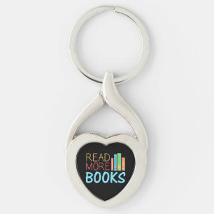 Porte-clés Lire plus de livres
