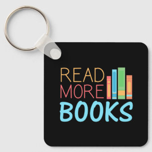 Porte-clés Lire plus de livres