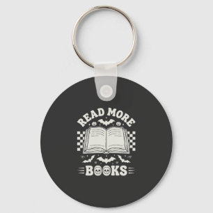 Porte-clés Lire plus de livres Rétro Halloween Amateur de liv