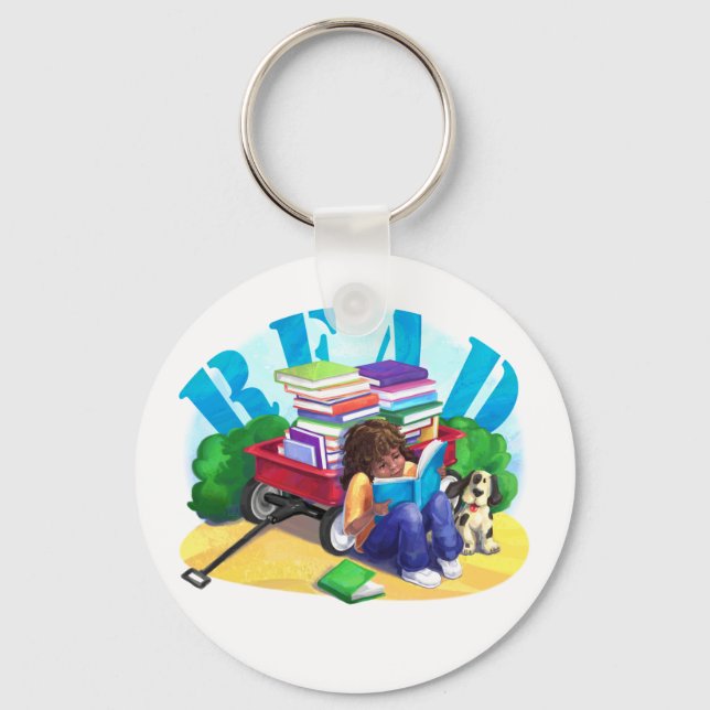 Porte-clés LIRE Porte - clé Wagon du livre (Recto)