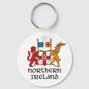 Porte-clés L'IRLANDE DU NORD - drapeau/manteau des