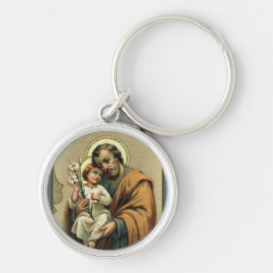 Porte-clés Lis de Jésus de bébé de St Joseph