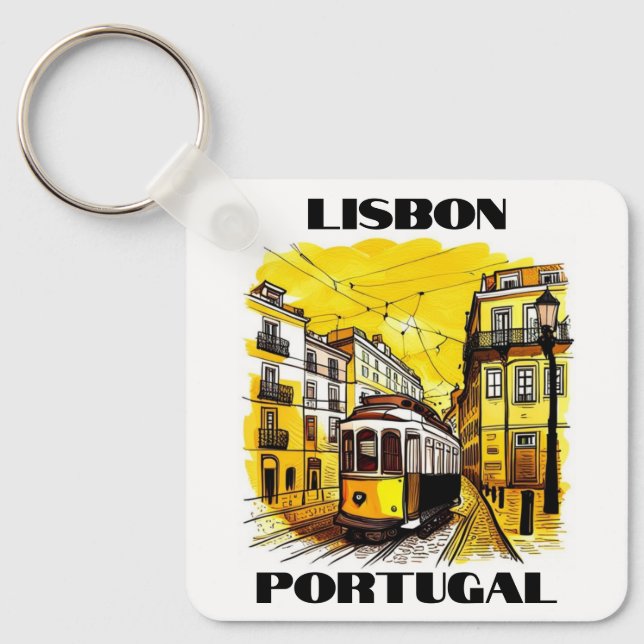 Porte-clés Lisbonne, Portugal Porte - clé (Recto)