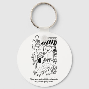 Porte-clés Lit de clous sur un dessin de Bazar