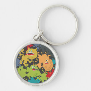 Porte-clés Little cute funny monsters