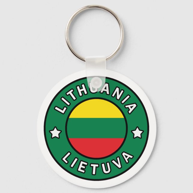 Porte-clés Lituanie Lietuva (Recto)