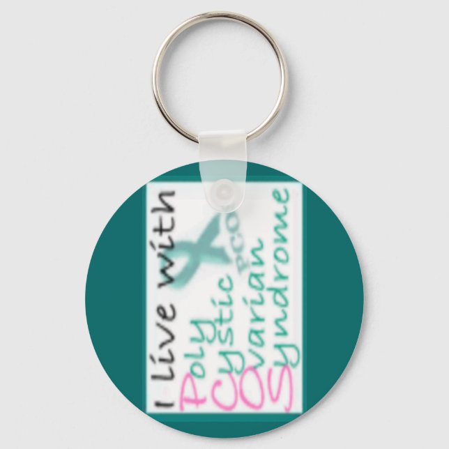 Porte-clés Live avec PCOS (Recto)