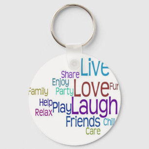 Porte-clés Live Love Laugh