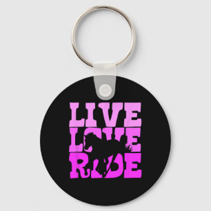 Porte-clés Live Love Ride Cheval Équitation équitation équita