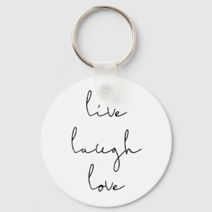 Porte-clés Live rire porte - clé d'amour