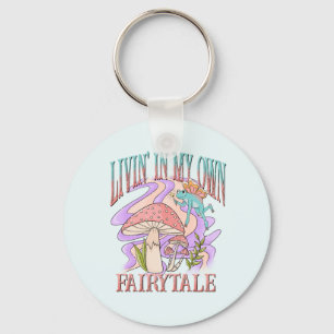 Porte-clés Livin' In My Own Fairytale - Frog & Champignons