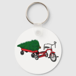 Porte-clés livraison d'arbres de noël
