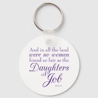 Porte-clés Livre de Job Bible Verse