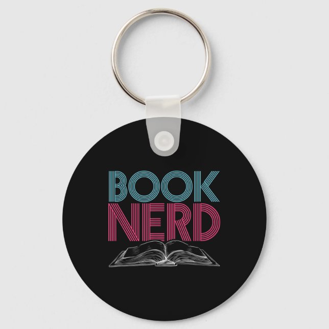 Porte-clés Livre Nerd Funny Graphisme Inspirationnel Quot de  (Recto)