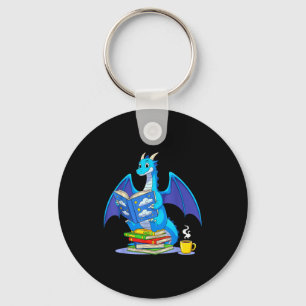 Porte-clés Livres de lecture cool Livre de dragon Amoureux de