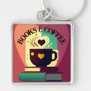 Porte-clés Livres Et Café