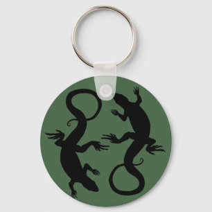 Porte-clés Lizard Art Porte - clé Cool Retro Reptile Art Cade