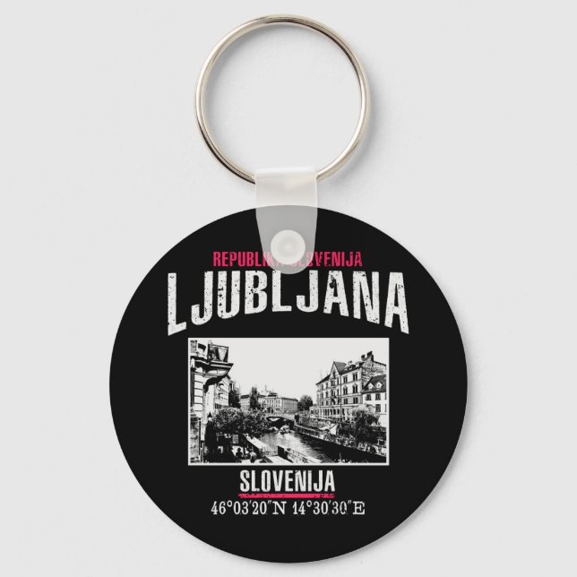 Porte-clés Ljubljana (Recto)