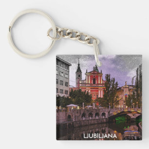 Porte-clés Ljubljana Slovénie Architecture