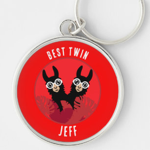 Porte-clés Llama Alpaca Twin Boys