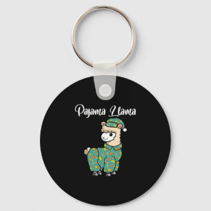 Porte-clés Llama drôle pyjama lama nuit pyjama alpaga