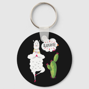 Porte-clés Llamaste Lama Yoga