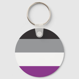 Porte-clés Llavero Bandera Asexuel - L'amour est l'amour