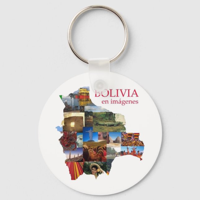 Porte-clés Llavero Bolivia en imagenes (Recto)