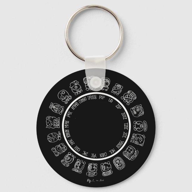 Porte-clés Llavero Calendario Maya (Recto)