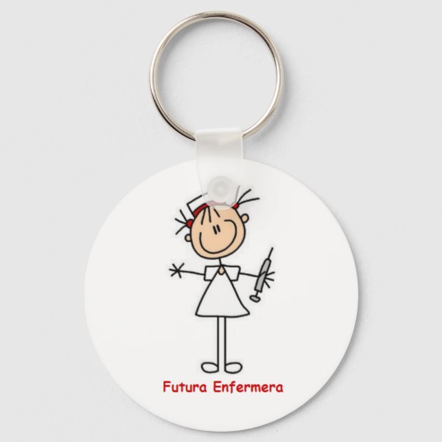 Porte-clés Llavero de futura enfermera (Recto)