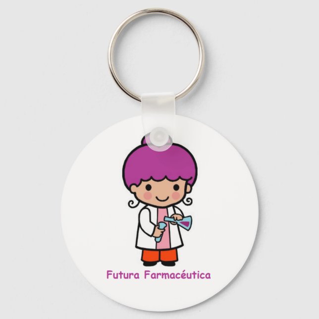 Porte-clés Llavero de futura farmacéutica (Recto)