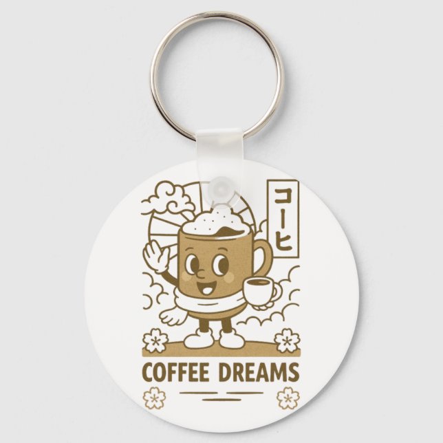 Porte-clés llavero de taza de café (Recto)