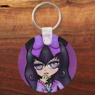 Porte-clés Llavero Kuromi fanart