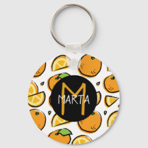 Llavero Naranjas - Tutti Frutti - ¡Con tu nombre !