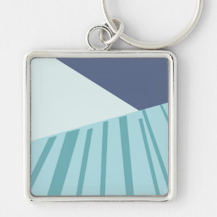Porte-clés Llavero tipo chapa blå