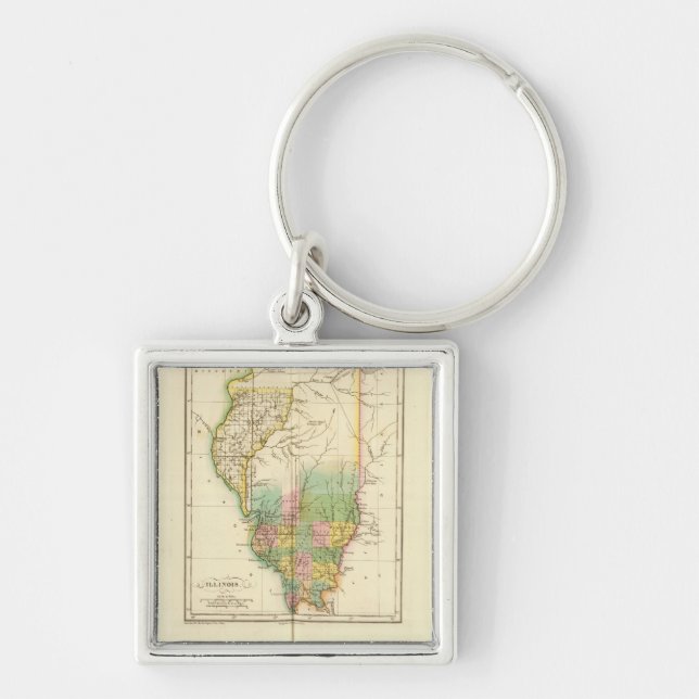 Porte-clés llinois US (Devant)