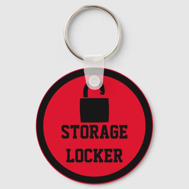 Porte-clés Localisateur d'espace de stockage rouge (Recto)