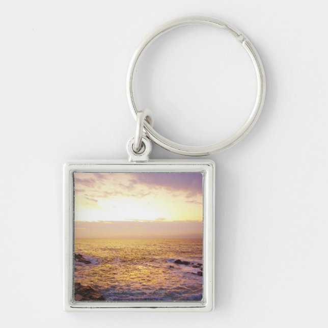 Porte-clés L'Océan Atlantique au lever de soleil, vue de (Devant)