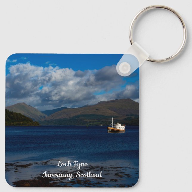 Porte-clés Loch Fyne, Inveraray, Scotland Keyring (Dos)