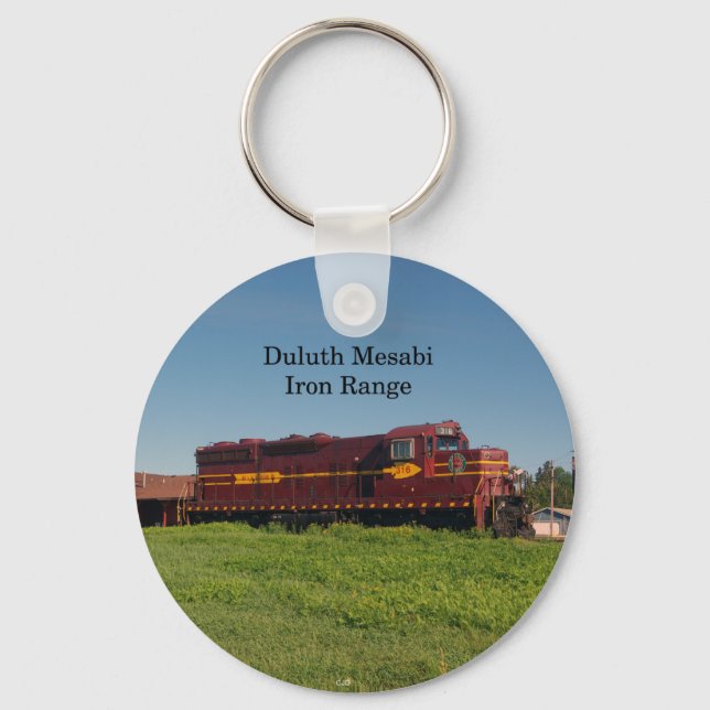 Porte-clés Locomotive Duluth Mesabi 316 porte - clé (Recto)