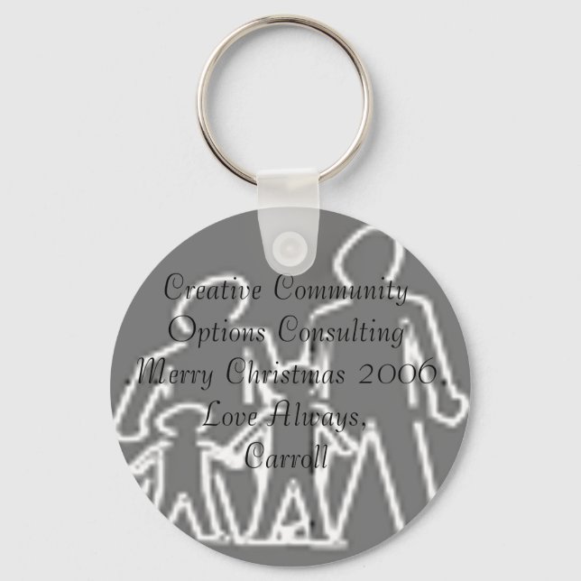 Porte-clés logo2, Creative Community Options ConsultingPlus.. (Recto)